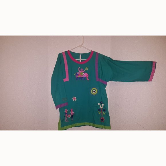 VTG Ramona Rull Mirrored Embroidered Tunic & Pants - Picture 2 of 15